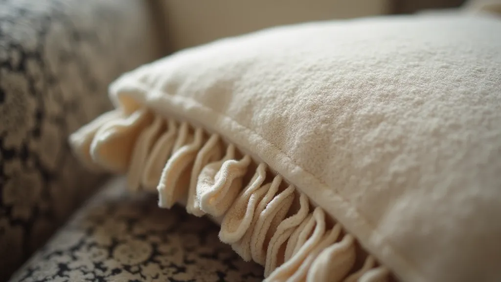 Finished fleece tie pillow
