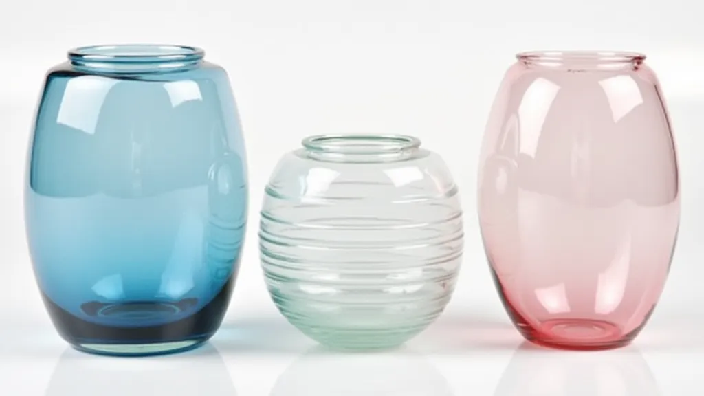 Collection of painted vases
