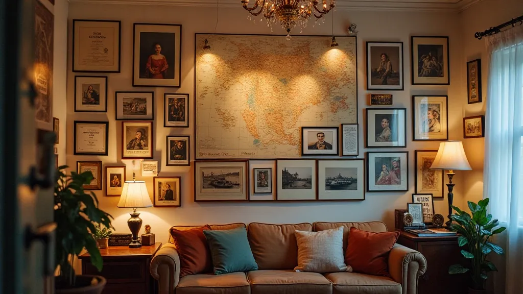 Personalized room with DIY wall decor