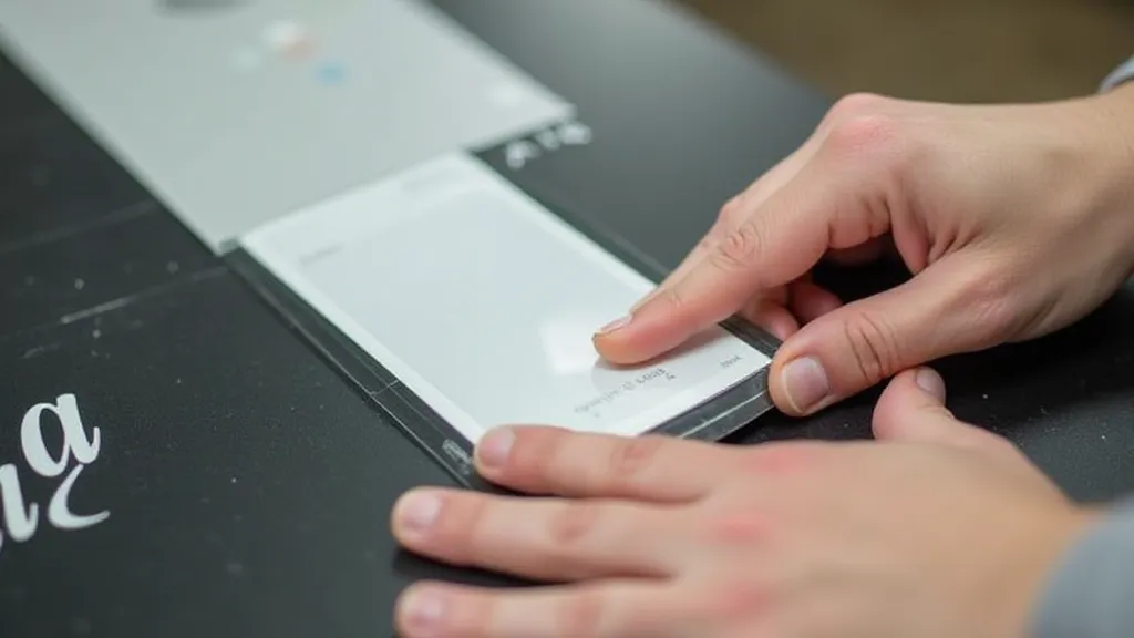 Applying transfer tape to decal